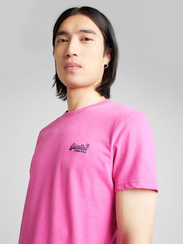 T-Shirt Superdry en rose
