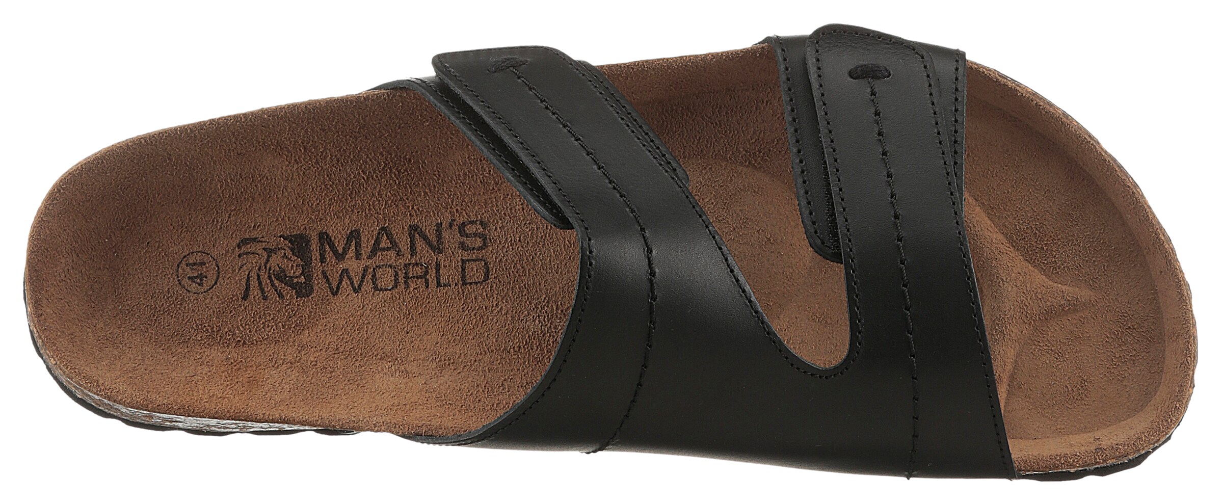 Man's World Mules in Black