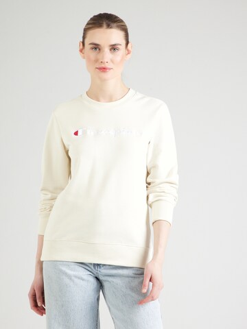 Champion Authentic Athletic Apparel Свитшот в Белый: спереди