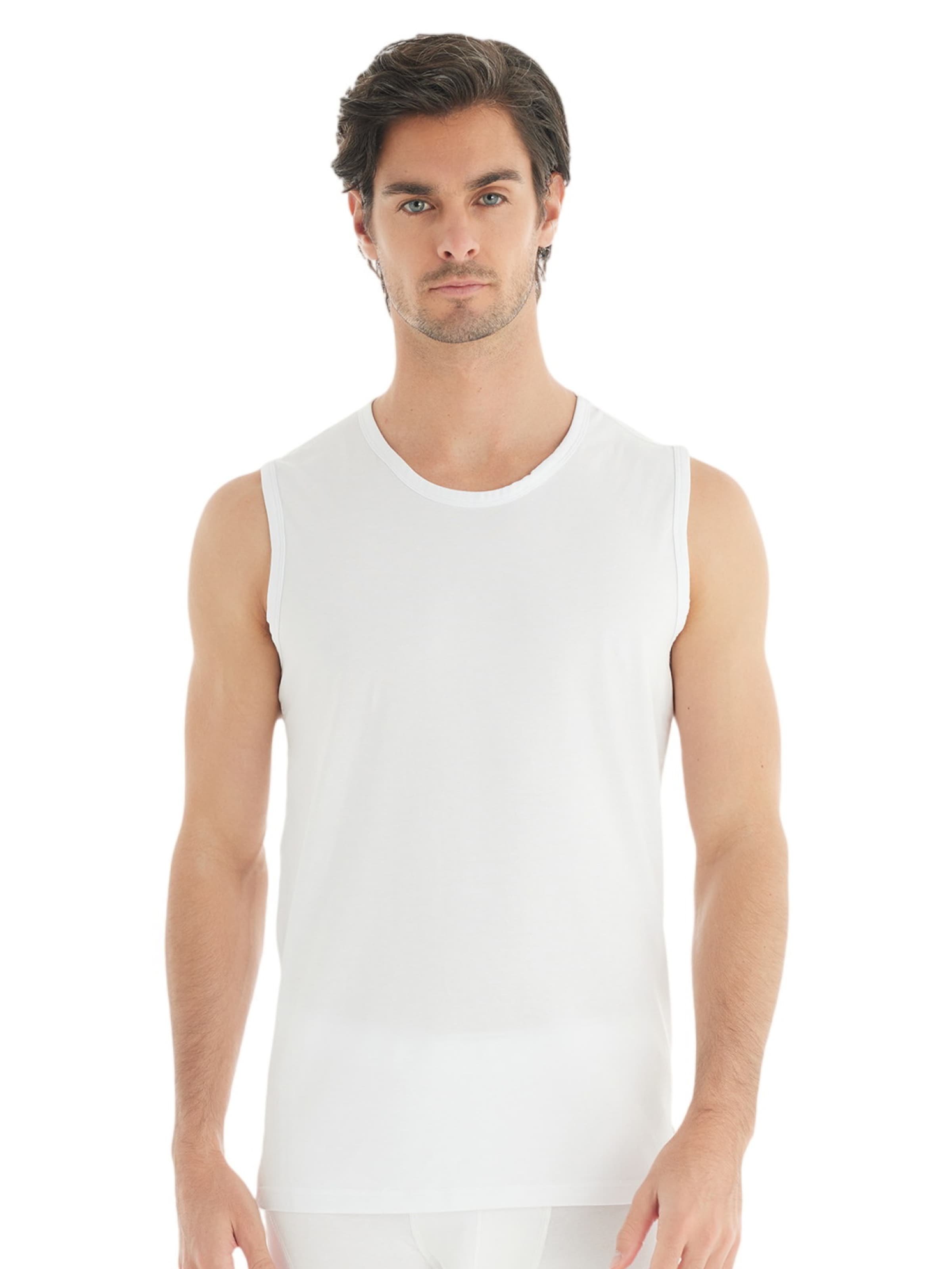 Blackspade Undershirt in White: front