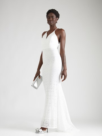 Robe de soirée 'AVA' WAL G. en blanc : devant