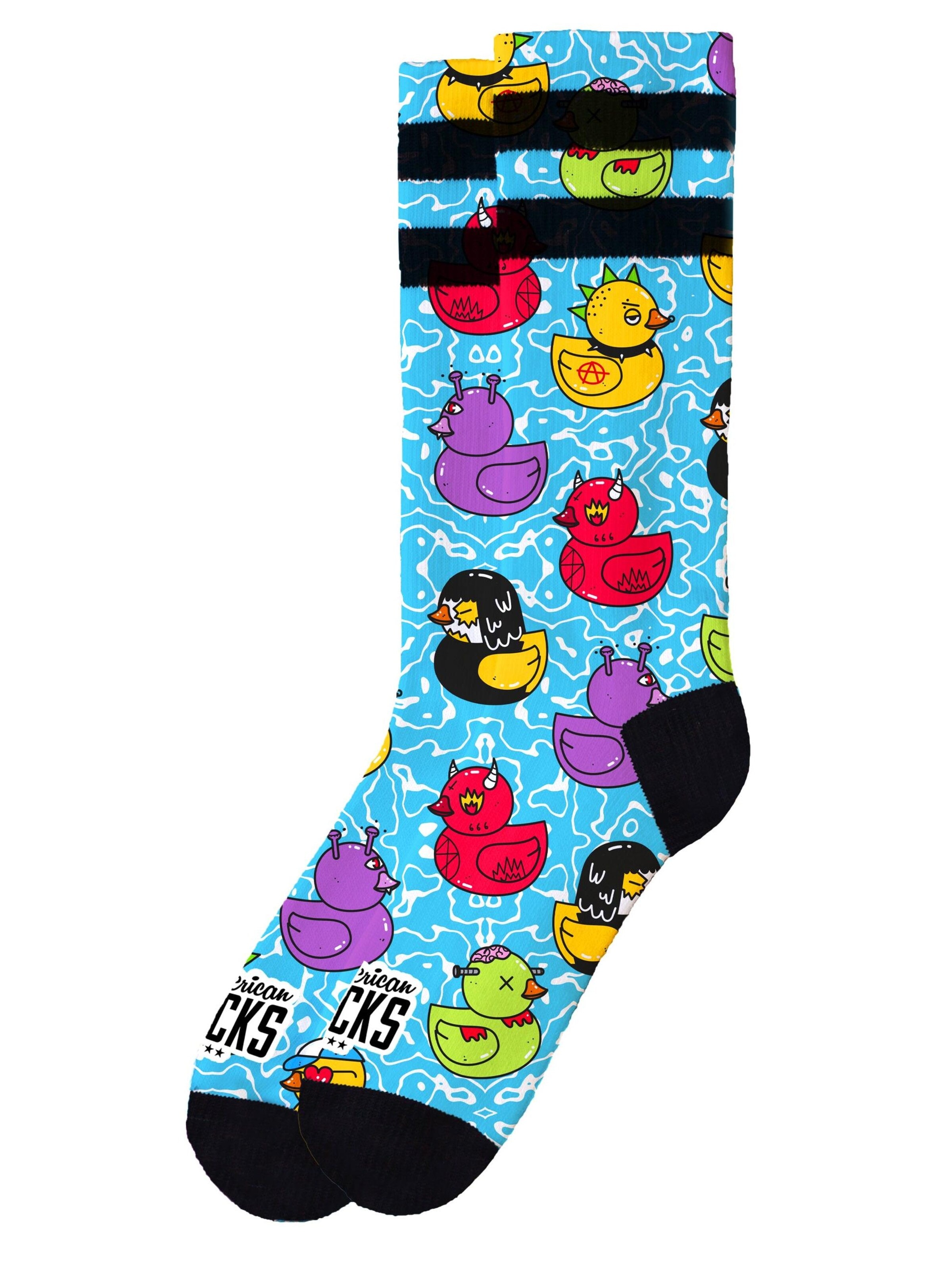 American Socks Socks 'Tub Duck' in Blue: front