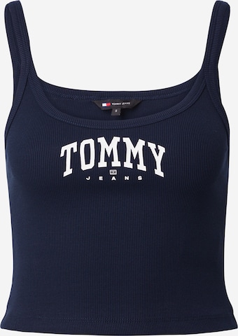 Tommy Jeans - Top en azul: frente