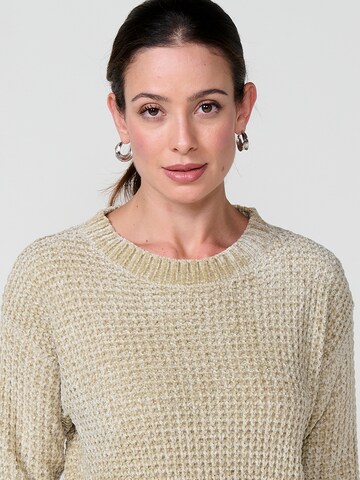 KOROSHI - Jersey en beige