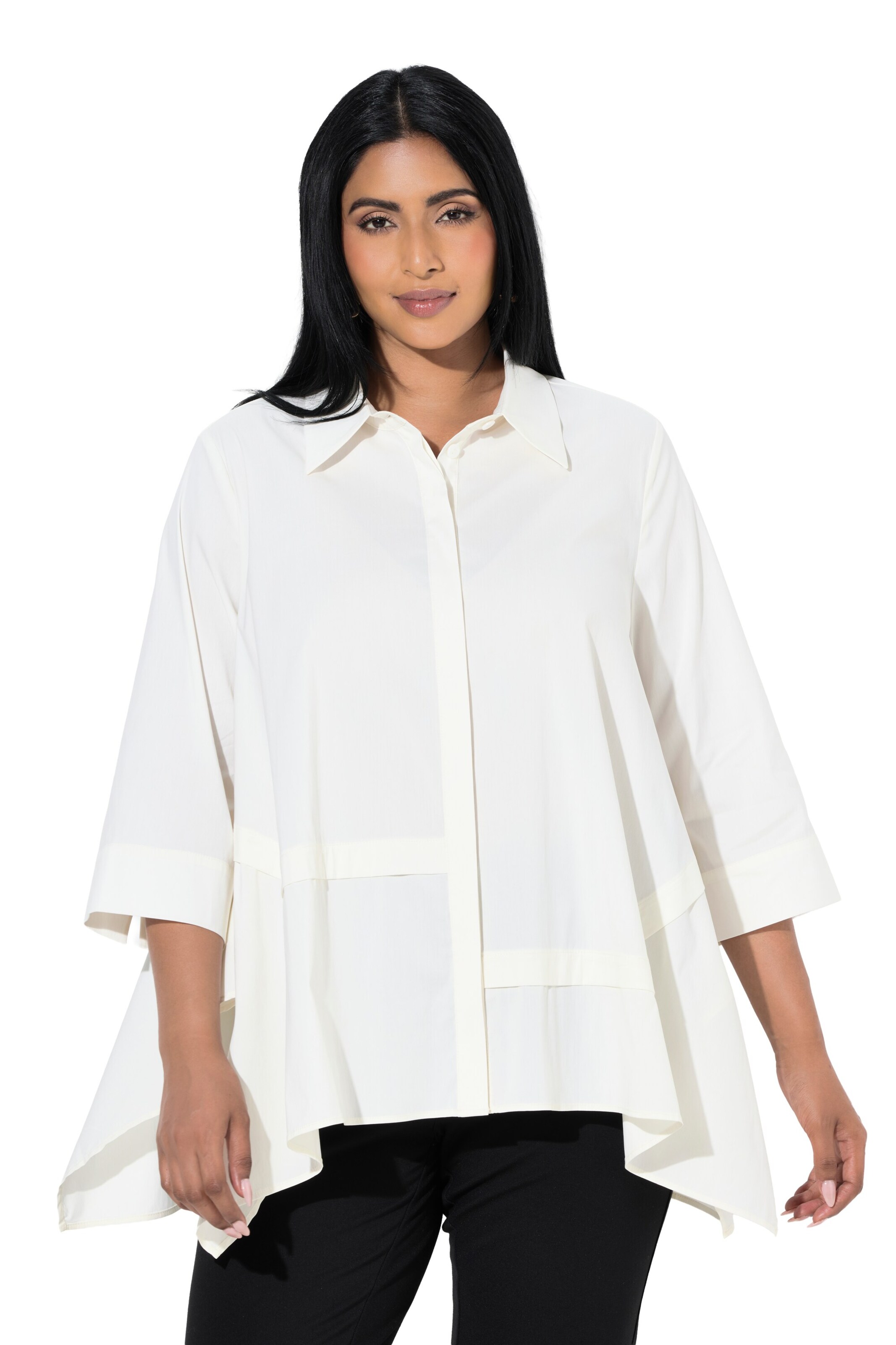 Ulla Popken Blouse in White: front
