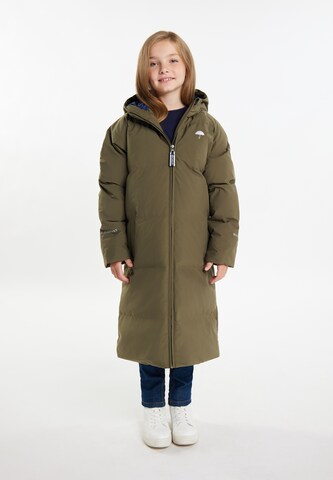 Schmuddelwedda Winter Jacket in Green: front