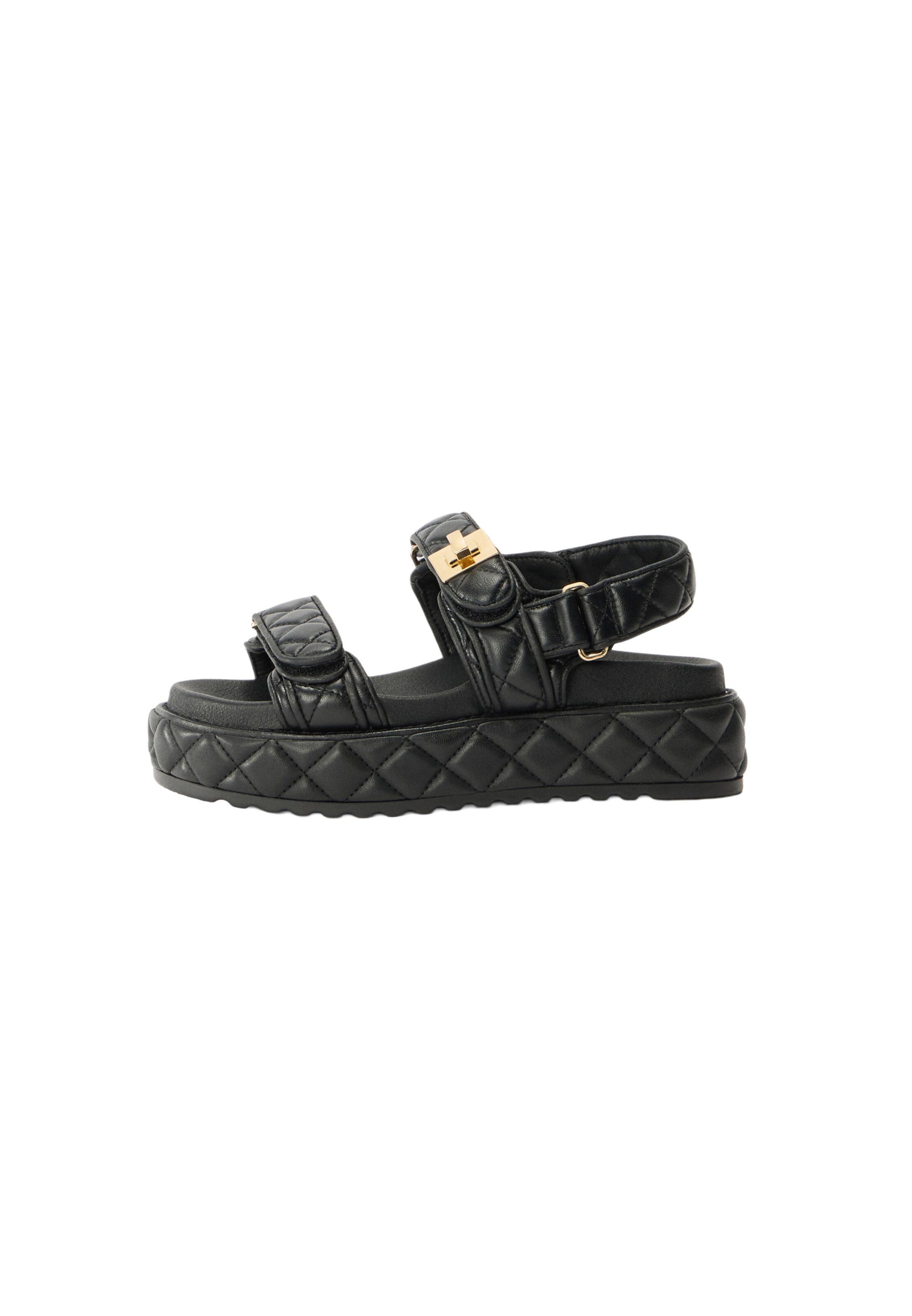 STEVE MADDEN Sandals 'Bigmona' in Black: front