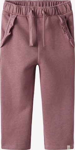 Regular Pantalon Lil'Atelier en violet : devant