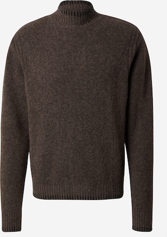 Guido Maria Kretschmer Men Sweater 'Jona Jumper' in Brown: front