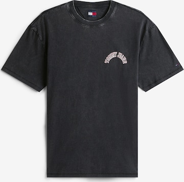 Maglietta 'NOVELTY' di Tommy Jeans in nero: frontale