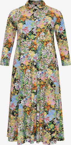 Yoek Shirt Dress 'Flowery' in Mixed colors: front