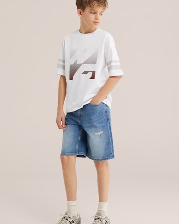 Tricou de la WE Fashion pe alb