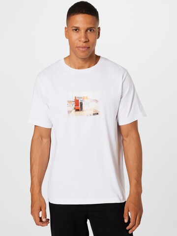T-Shirt 'TUBOLAR' DIESEL en blanc : devant