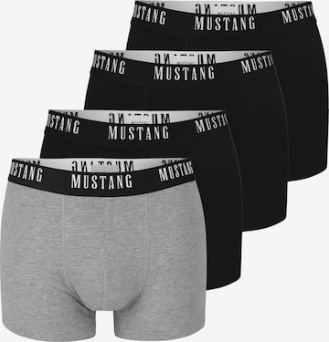 MUSTANG Boxer shorts in Grey: front