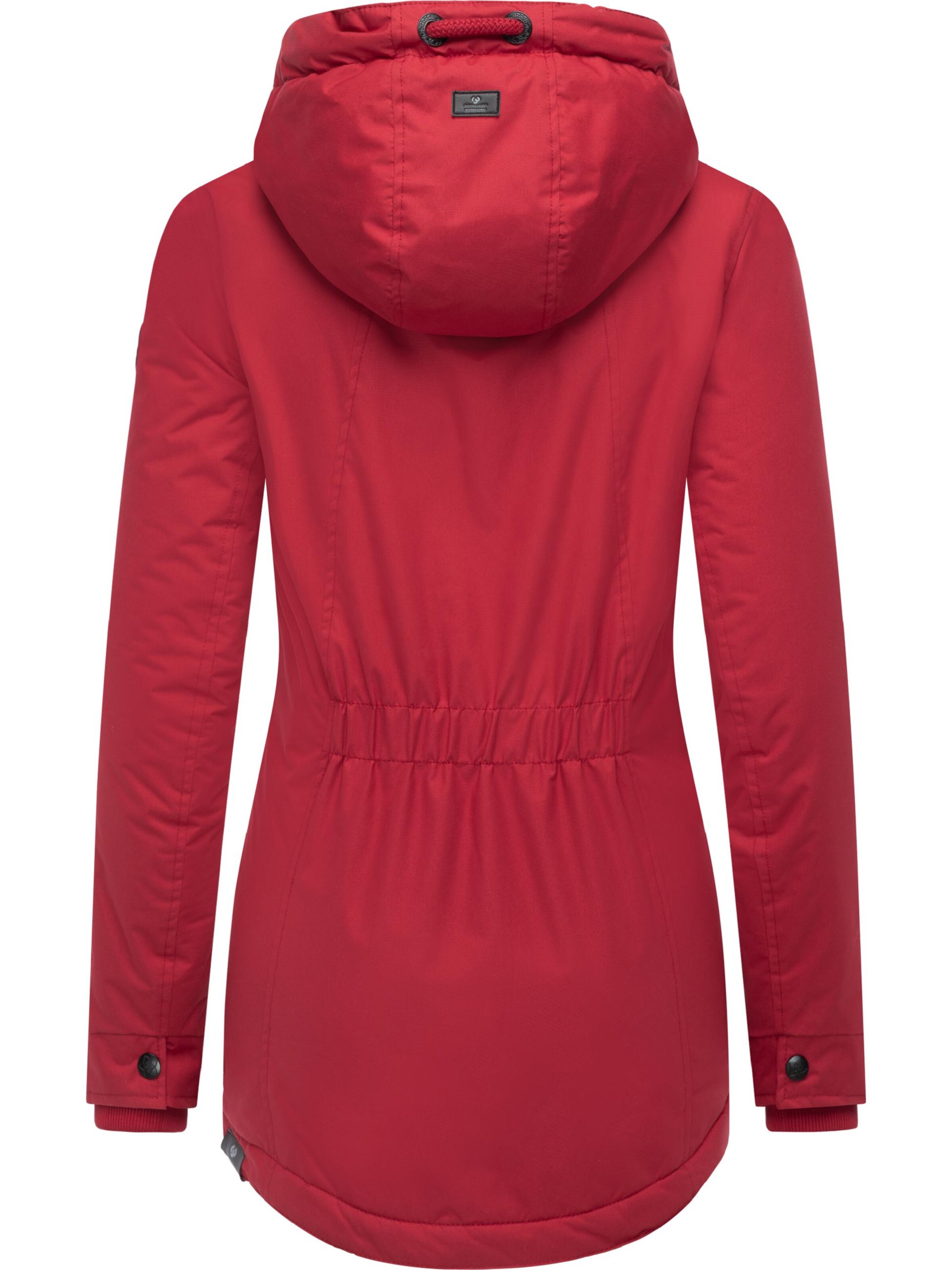 Ragwear Winterjas 'Zuzka' in Rood