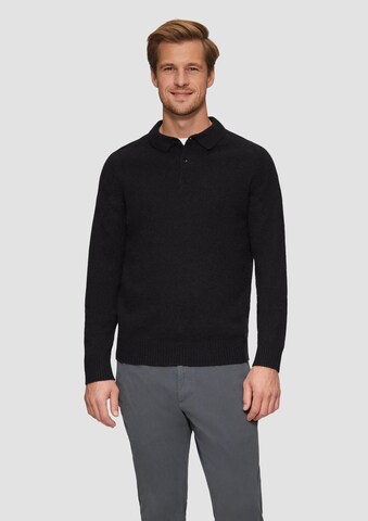 s.Oliver Sweater in Black: front