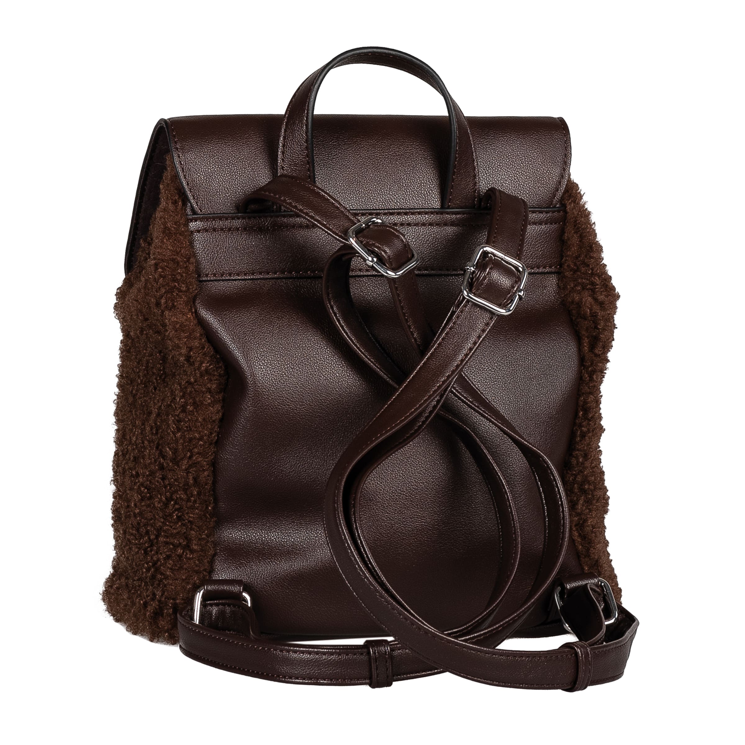 TOM TAILOR Rucksack in Braun