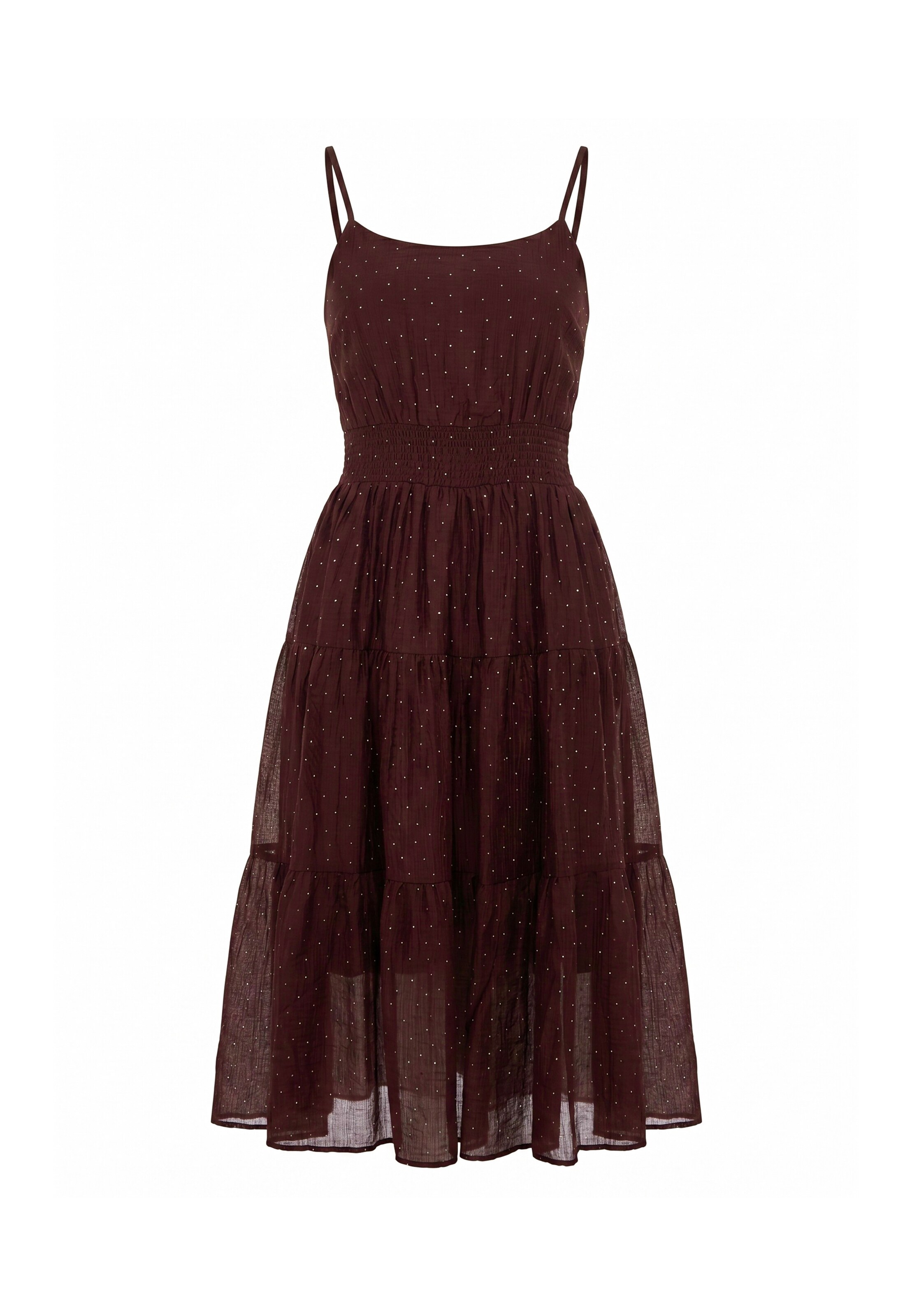 Robe usha BLACK LABEL en marron