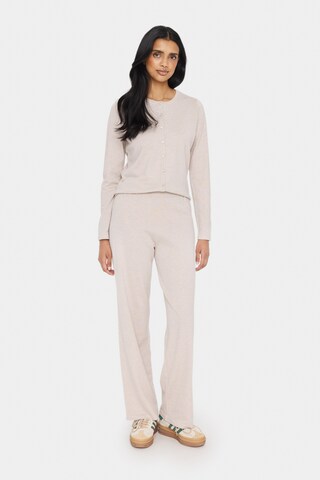 SAINT TROPEZ Regular Broek 'Mila' in Beige