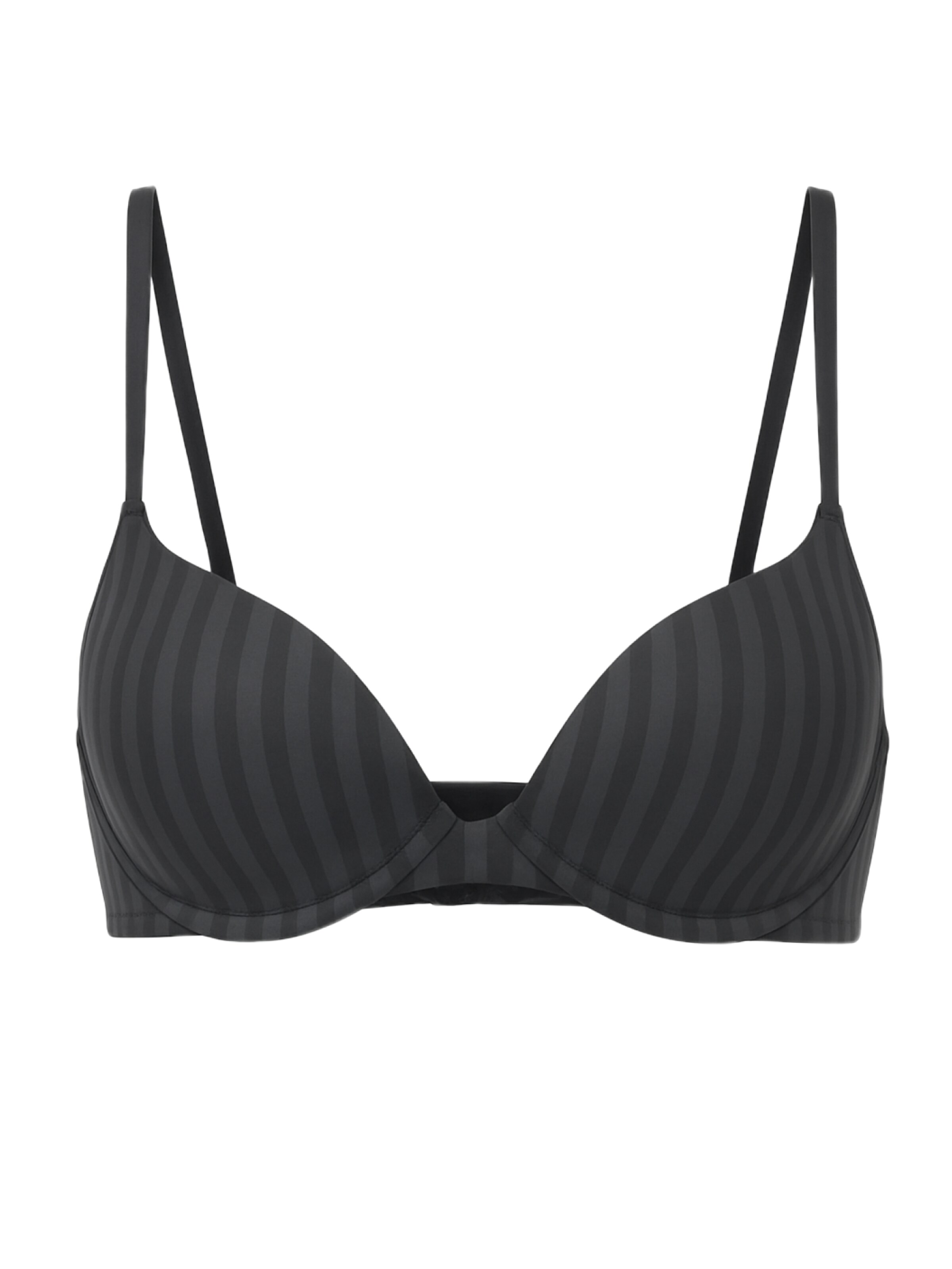 C&City Push-up BH in Grau: Vorderseite