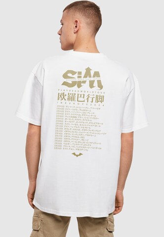 Merchcode Shirt 'SiM - Kabuki' in White