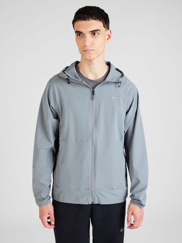 NIKE Athletic Jacket 'Repel Unlimited' in Grey: front