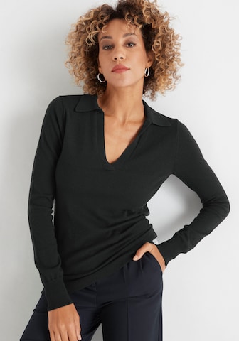 HECHTER PARIS Pullover in Schwarz: predná strana