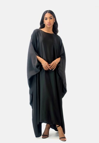 Robe Elara en noir : devant