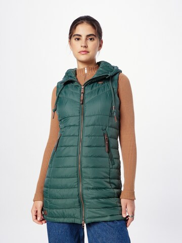 Gilet 'Lucinda' Ragwear en vert : devant