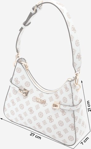 Borsa a spalla 'LORALEE' di GUESS in bianco