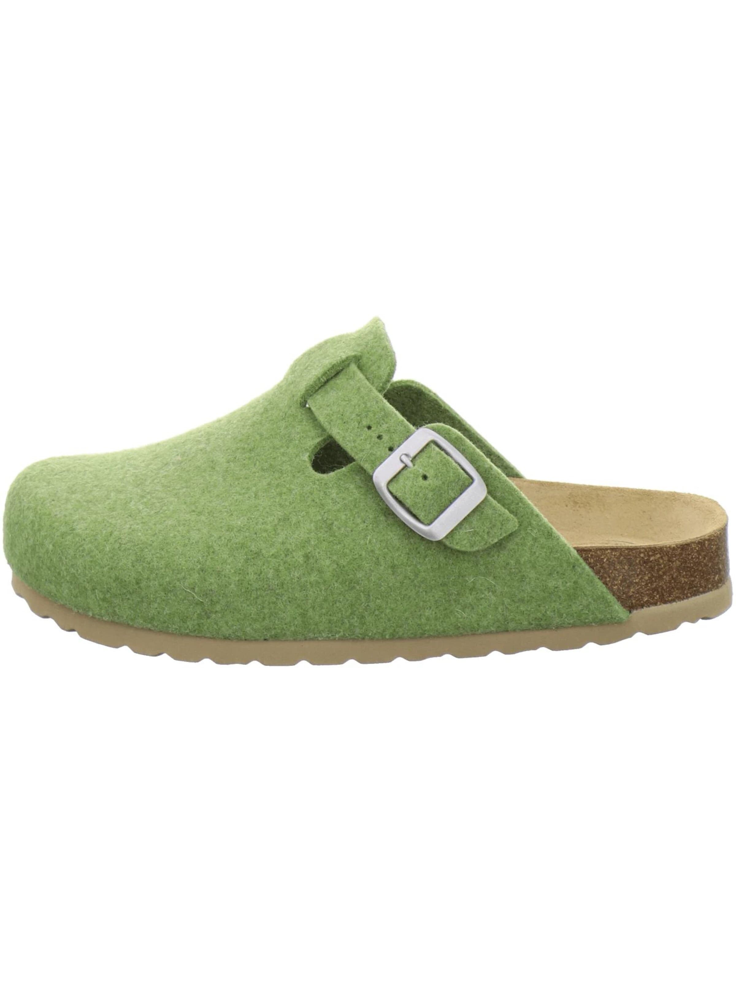 AFS-Schuhe Hausschuh 'Hausschuhe Damen Filz grün'‌‌‌‌‌ in Grün