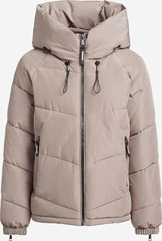 khujo Winter Jacket 'Esila' in Beige: front