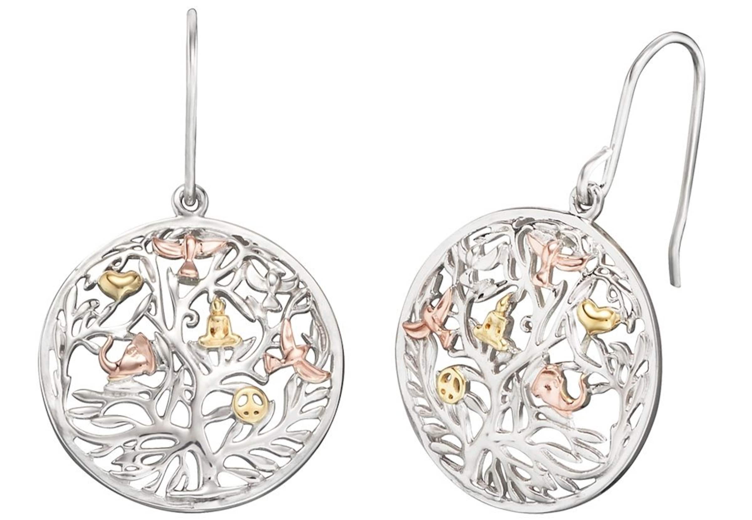 Engelsrufer Ohrringe 'Lebensbaum' in Silber: Vorderseite