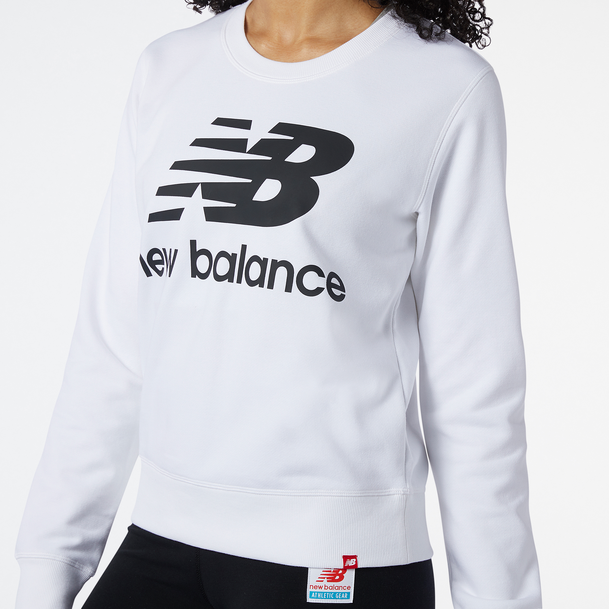 new balance Sweatshirt in Weiß 