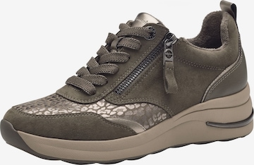 Baskets basses Tamaris en gris : devant