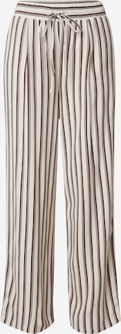 VERO MODA Loosefit Bukser med lægfolder i beige: forside