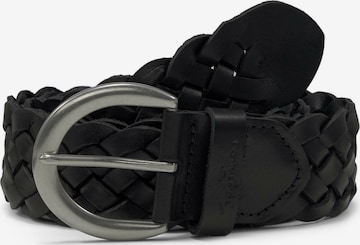 TOM TAILOR Belt 'Lisa' in Black: front