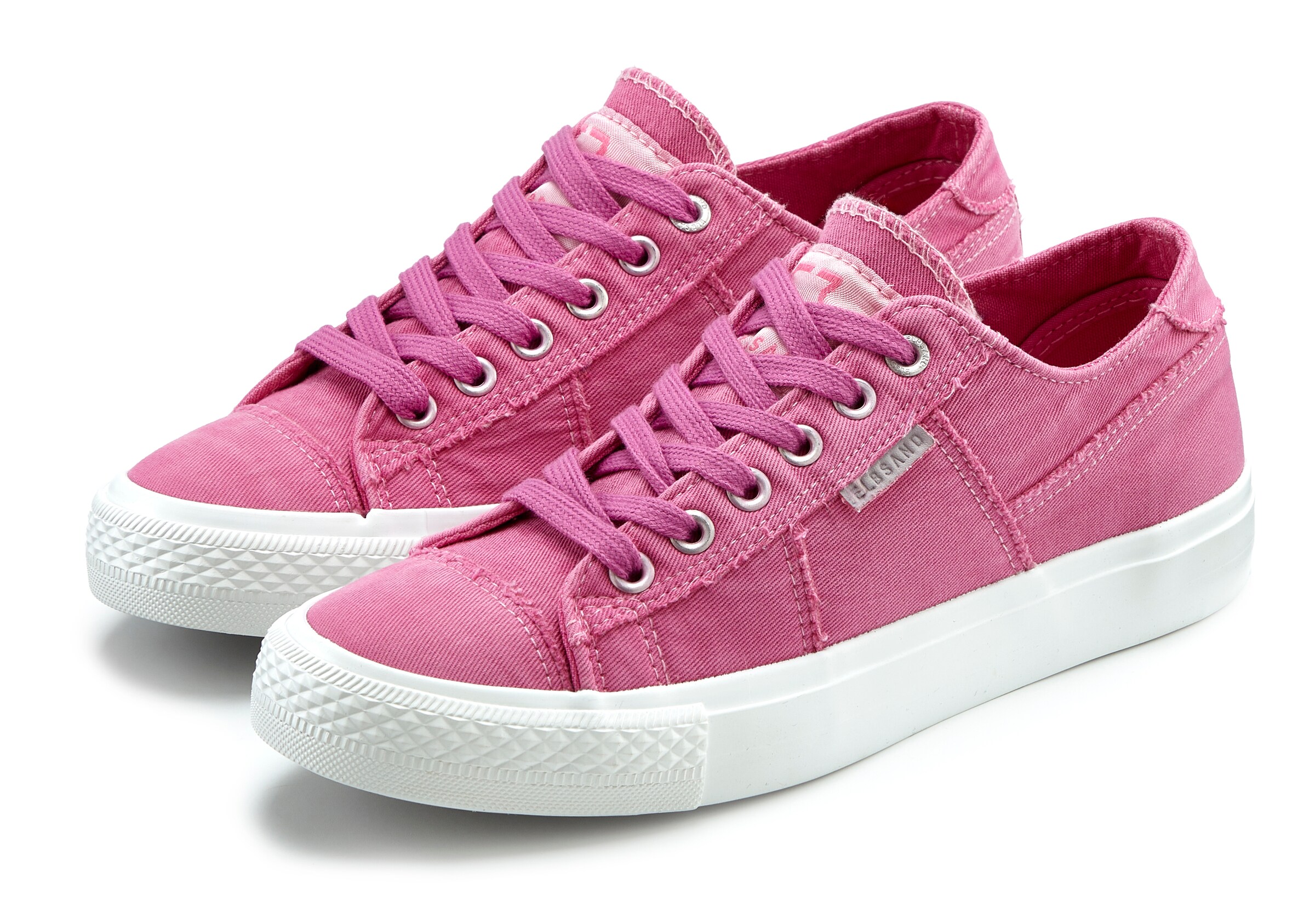 Baskets basses Elbsand en rose : devant