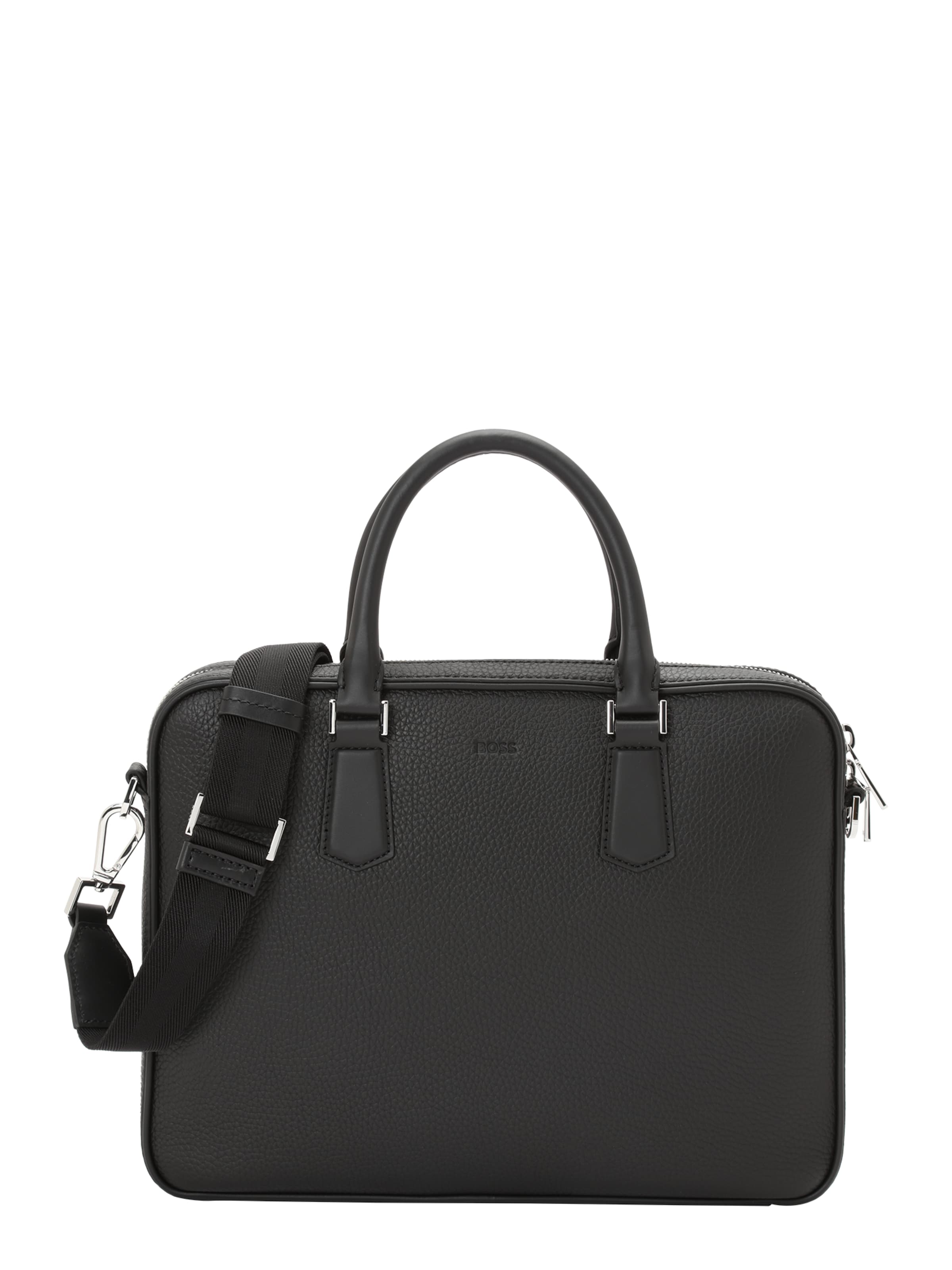 juoda BOSS Portfelis-rankinė &#x27;New Crosstown&#x27;: priekis