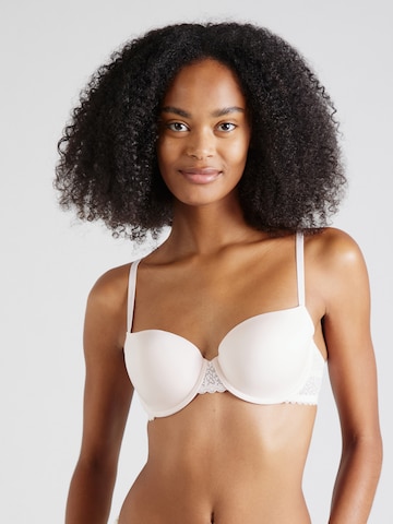 Calvin Klein Balconette Bra 'Flirty' in Pink: front