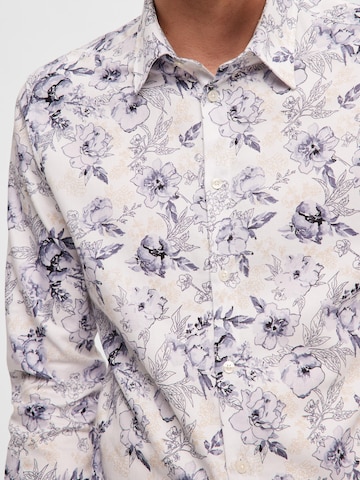 SELECTED HOMME - Regular Fit Camisa 'Ethan' em branco