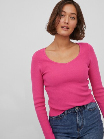 VILA Pullover in Pink