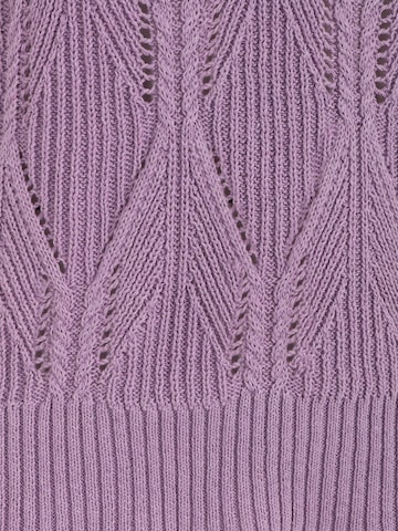 ONLY Carmakoma Sweater 'ATINNA' in Purple