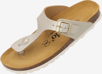 Palado by Sila Sahin Zehentrenner in Gold: Vorderseite