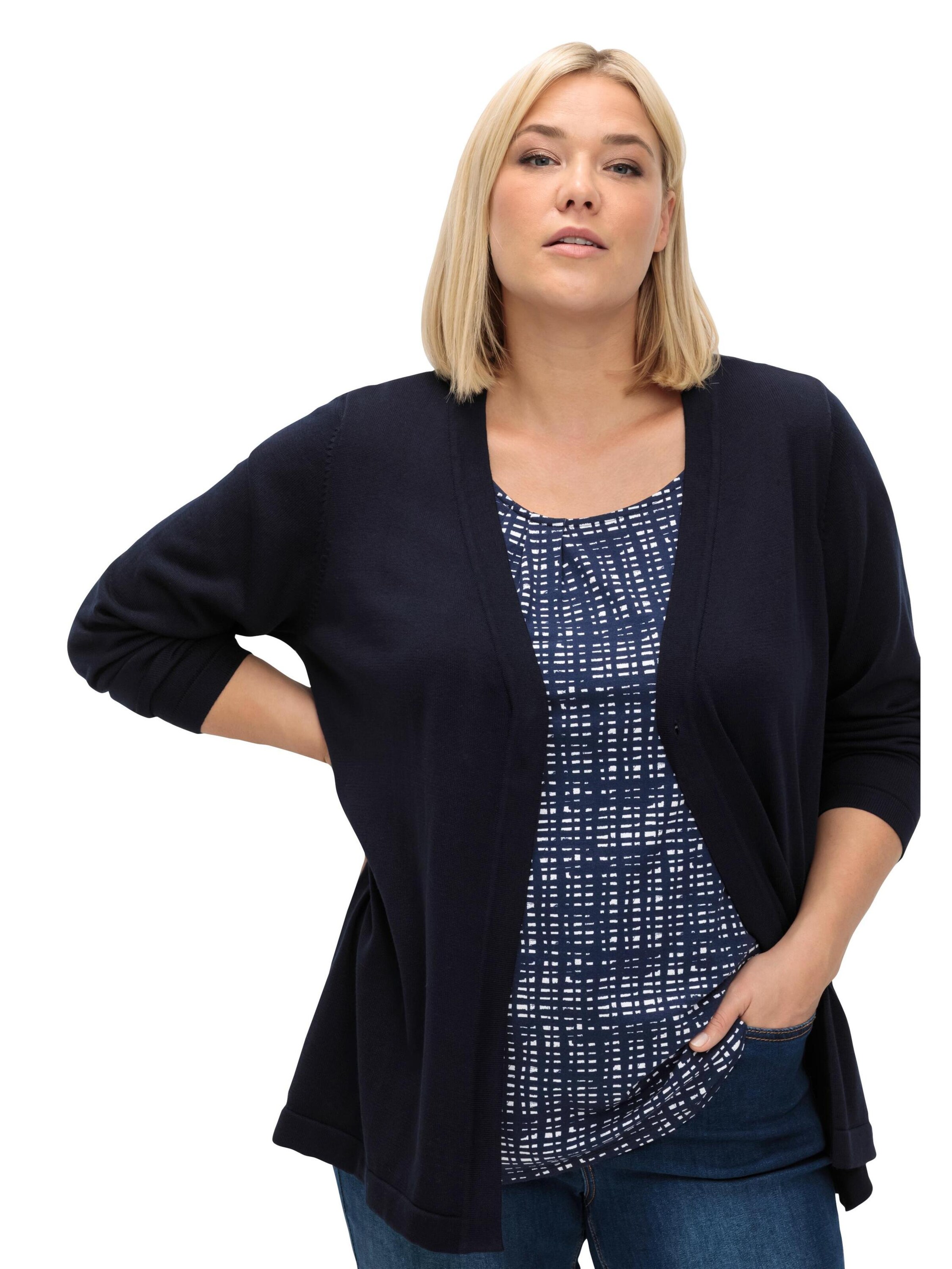 mėlyna SHEEGO Kardiganas