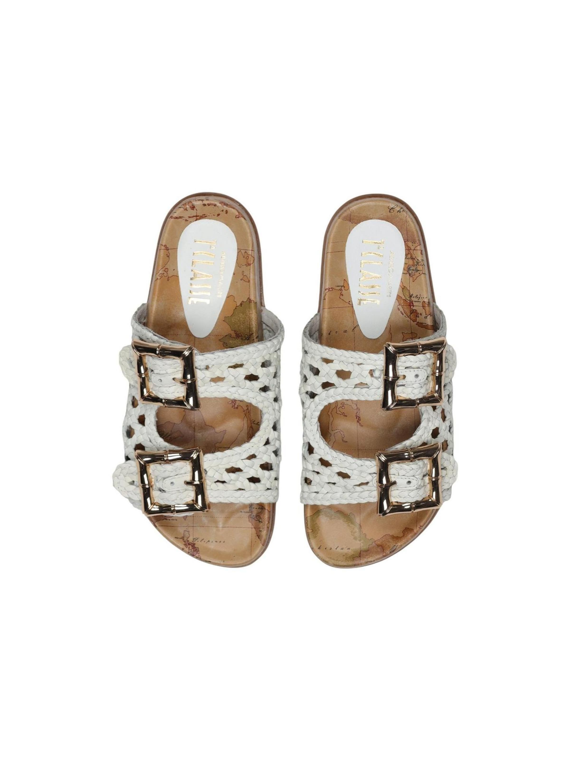Alviero Martini 1a clase - Zapatos abiertos 'H30 1421 9662' en blanco