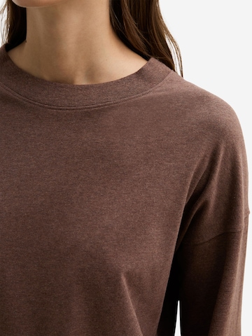T-shirt ' Loungewear-Styles ' Marc O'Polo en marron
