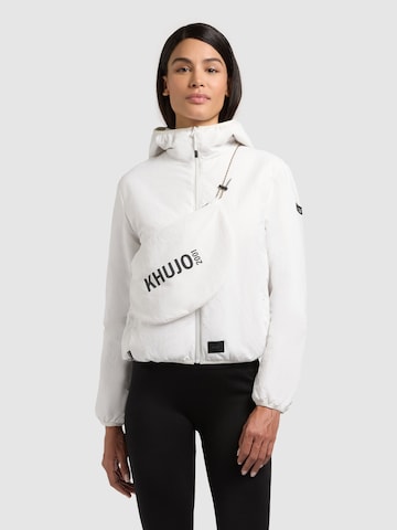 khujo Jacke 'Shelly' in Weiß: Vorderseite