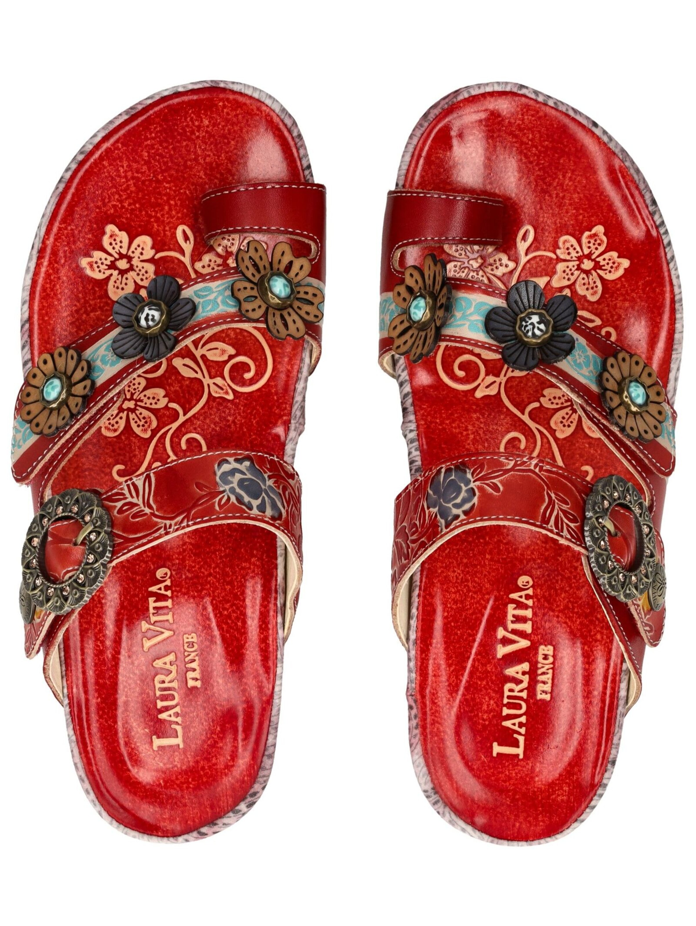 Laura Vita Mule in Red