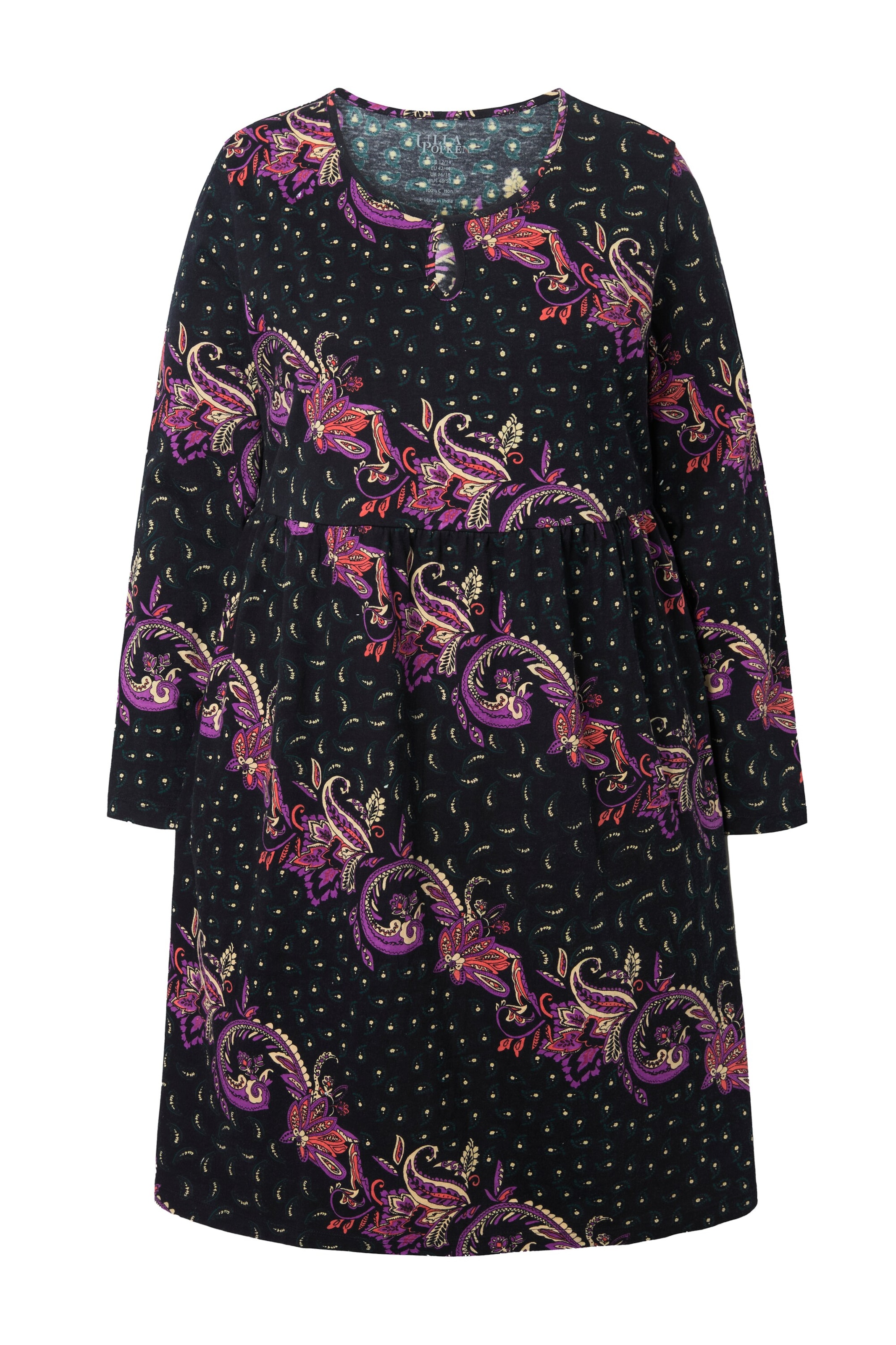 Ulla Popken Jurk in Lila: voorkant